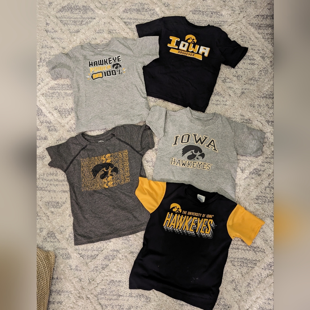 Kids Iowa Hawkeyes Short Sleeve Tops